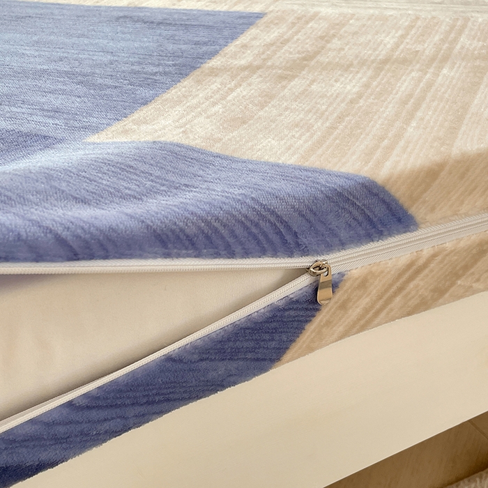 91家纺网 家纺一手货源 找家纺 锦润家纺 2025新款亲肤舒适牛奶绒三件套学生三件套上下铺三件套宿舍三件套 晨晓