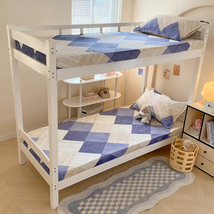 91家纺网 家纺一手货源 找家纺 锦润家纺 2025新款亲肤舒适牛奶绒三件套学生三件套上下铺三件套宿舍三件套 晨晓