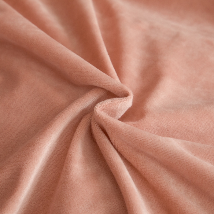 91家纺网 家纺一手货源 找家纺 ONE TWO ONE 121 【婴儿绒四件套】2025新款毛毯被子四件套单件床单被套床笠珊瑚绒牛奶绒冬被法兰绒兔毛绒滚绳款 纯色款-橘粉