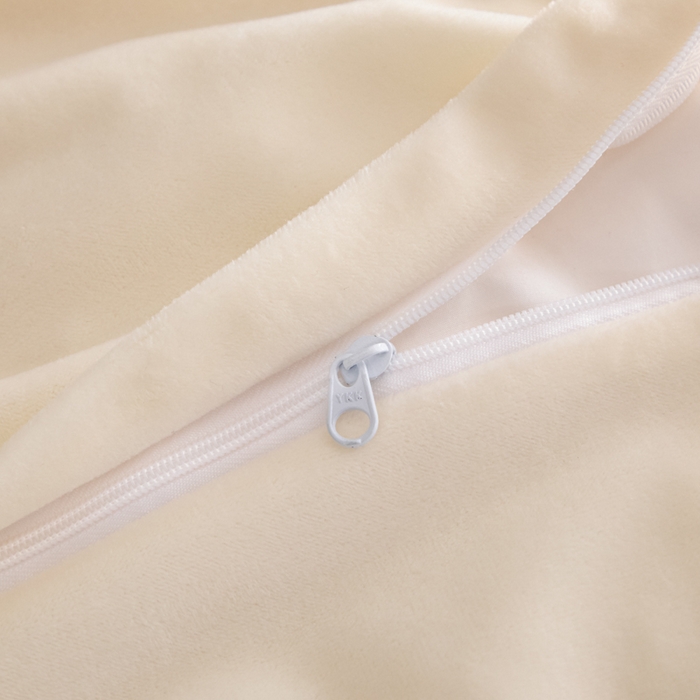 91家纺网 家纺一手货源 找家纺 ONE TWO ONE 121 【婴儿绒四件套】2025新款毛毯被子四件套单件床单被套床笠珊瑚绒牛奶绒冬被法兰绒兔毛绒滚绳款 纯色款-米白