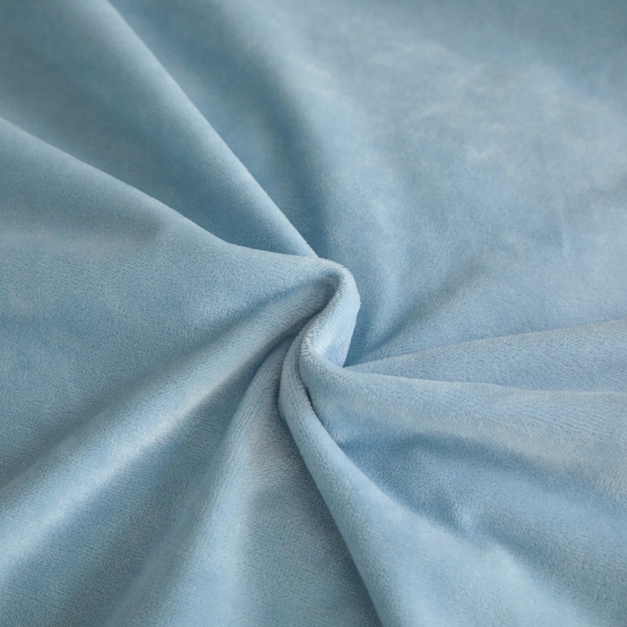 91家纺网 家纺一手货源 找家纺 ONE TWO ONE 121 【婴儿绒四件套】2025新款毛毯被子四件套单件床单被套床笠珊瑚绒牛奶绒冬被法兰绒兔毛绒滚绳款 纯色款-浅蓝