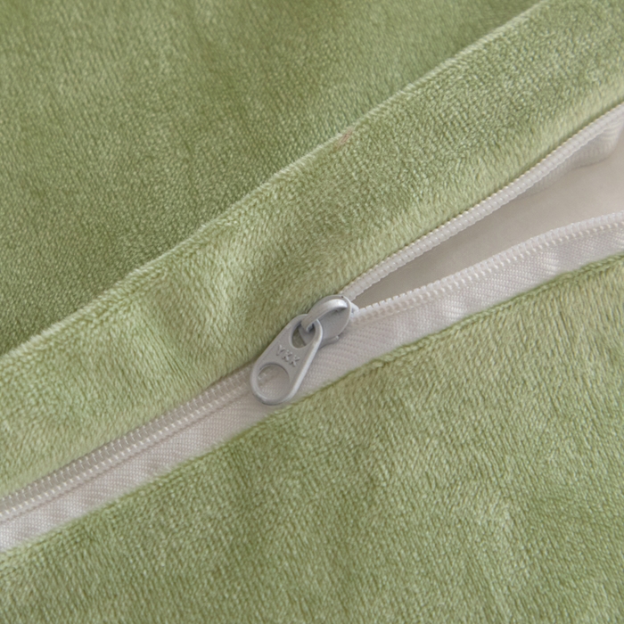 91家纺网 家纺一手货源 找家纺 ONE TWO ONE 121 【婴儿绒四件套】2025新款毛毯被子四件套单件床单被套床笠珊瑚绒牛奶绒冬被法兰绒兔毛绒滚绳款 纯色款-芽绿