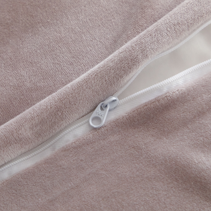 91家纺网 家纺一手货源 找家纺 ONE TWO ONE 121 【婴儿绒四件套】2025新款毛毯被子四件套单件床单被套床笠珊瑚绒牛奶绒冬被法兰绒兔毛绒滚绳款 纯色款-芋泥