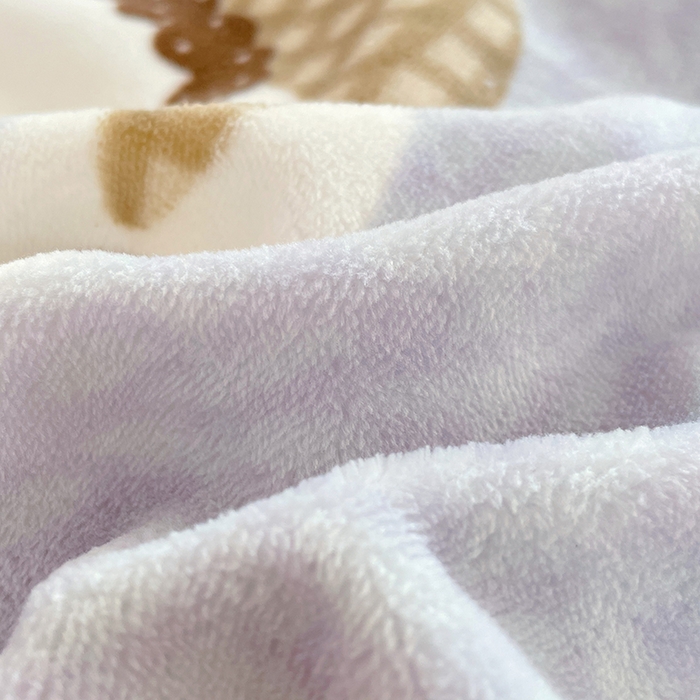 91家纺网 家纺一手货源 找家纺 锦润家纺 2025新款亲肤舒适牛奶绒三件套学生三件套上下铺三件套宿舍三件套 瞌睡兔