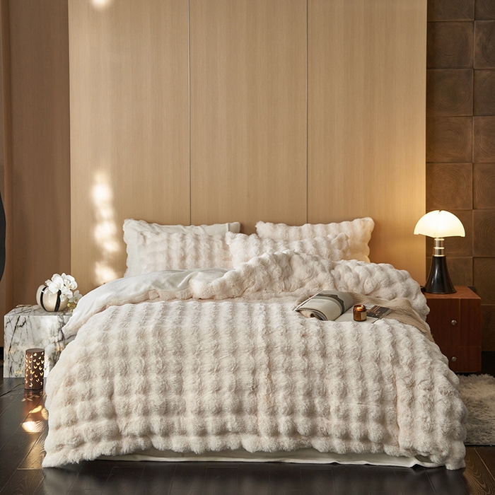 （总）眠博士 2025新款兔兔牛奶绒加厚保暖四件套