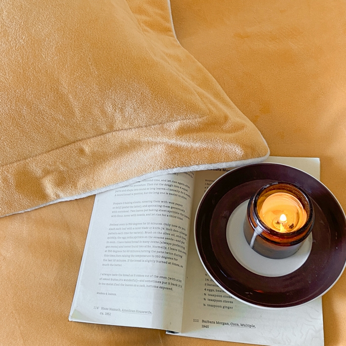 91家纺网 家纺一手货源 找家纺 ONE TWO ONE 121 【婴儿绒四件套】2025新款毛毯被子四件套单件床单被套床笠珊瑚绒牛奶绒冬被法兰绒兔毛绒滚绳款 双拼款-奶黄