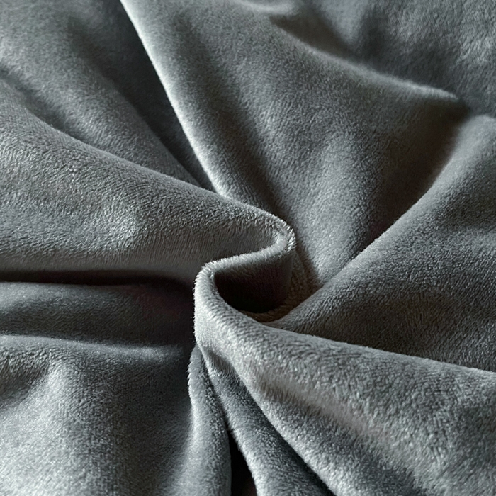 91家纺网 家纺一手货源 找家纺 ONE TWO ONE 121 【婴儿绒四件套】2025新款毛毯被子四件套单件床单被套床笠珊瑚绒牛奶绒冬被法兰绒兔毛绒滚绳款 双拼款-神秘灰浅灰