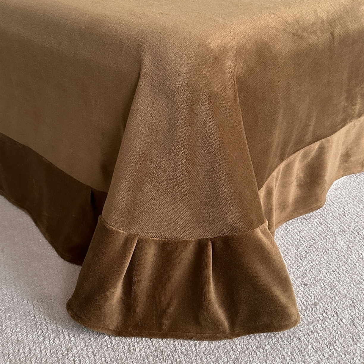 91家纺网 家纺一手货源 找家纺 子曰 2025新款A类法式小香风黑边款兔绒牛奶绒四件套 黑边款-豹纹灰