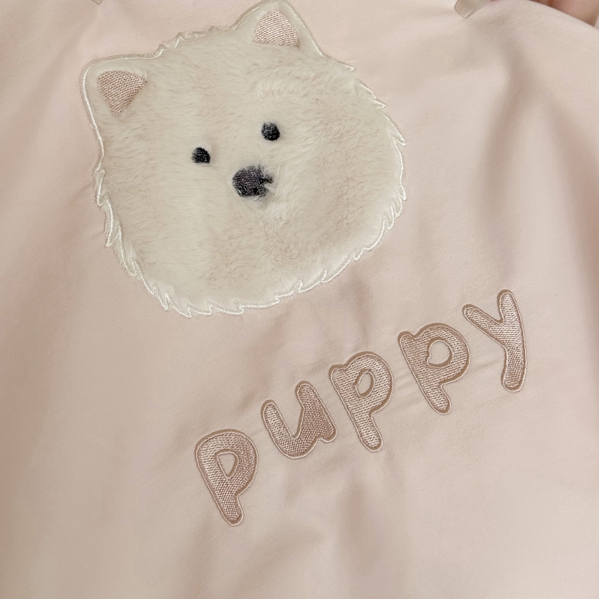 91家纺网 家纺一手货源 找家纺 （总）鹿班家居 2025年新款秋冬款100S全棉纯棉磨毛贴布绣系列四件套-奶油大白（标准会员-20元）