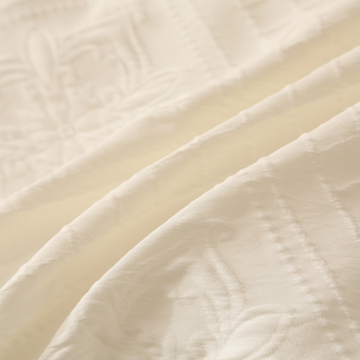 91家纺网 家纺一手货源 找家纺 首爱家纺 2025新款A类针织提花进口羊毛子母被被子被芯 针织提花-米白