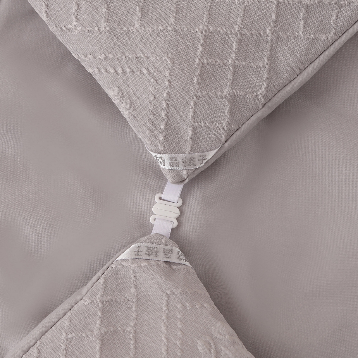 91家纺网 家纺一手货源 找家纺 首爱家纺 2025新款A类针织提花进口羊毛子母被被子被芯 针织提花-浅灰