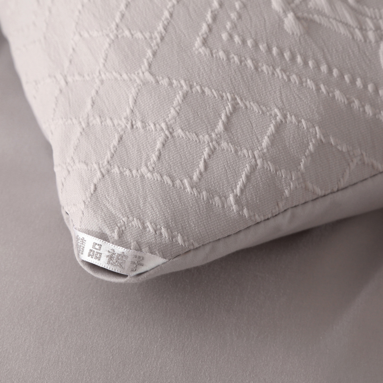 91家纺网 家纺一手货源 找家纺 金泰莱 2025新款A类针织提花进口羊毛子母被被子被芯 针织提花-浅灰