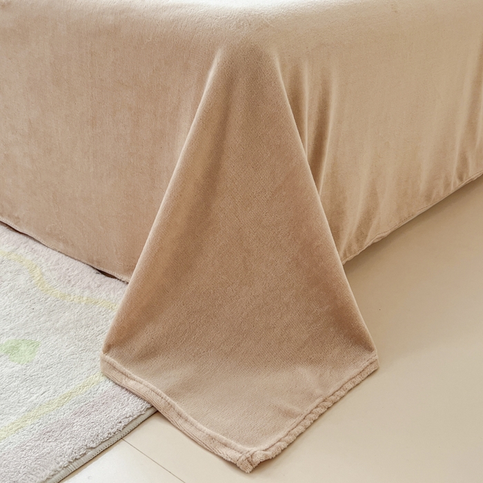 91家纺网 家纺一手货源 找家纺 妖妖家纺 2025新款高克重200克牛奶绒印花四件套 放松小狗