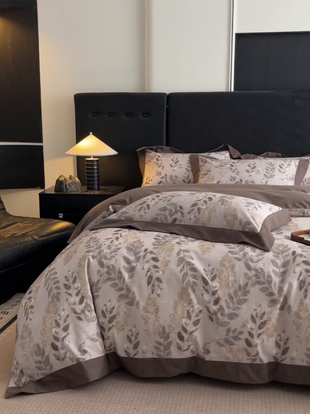 91家纺网 家纺一手货源 找家纺 （总）慕晨 2025新款全棉纯棉磨毛轻奢数码印花直播热款四件套