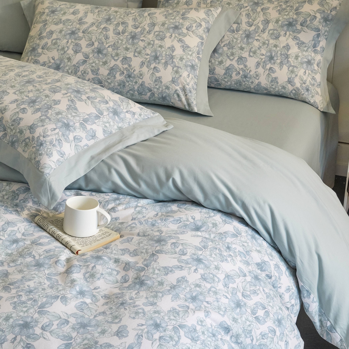 91家纺网 家纺一手货源 找家纺 （总）慕晨 2025新款全棉纯棉磨毛轻奢数码印花直播热款四件套