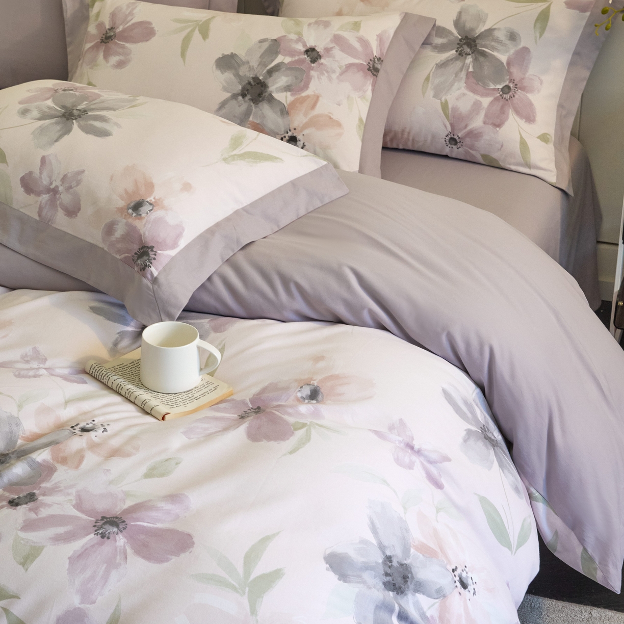 91家纺网 家纺一手货源 找家纺 （总）慕晨 2025新款全棉纯棉磨毛轻奢数码印花直播热款四件套