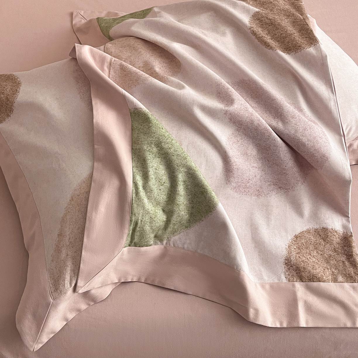 91家纺网 家纺一手货源 找家纺 慕晨 2025新款全棉纯棉磨毛轻奢数码印花直播热款四件套 爱你