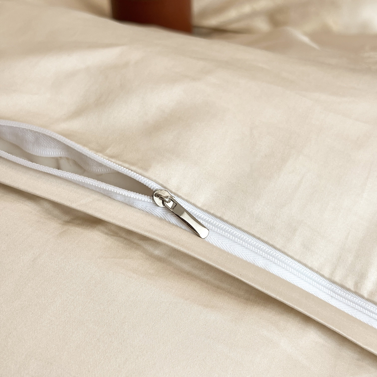 91家纺网 家纺一手货源 找家纺 花时间 2025新款A类长绒棉全棉纯棉宽边提花四件套-赫本 赫本-香槟