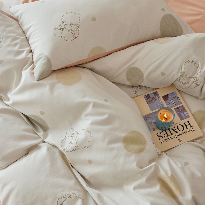 91家纺网 家纺一手货源 找家纺 （总）安莱生活 2025新款A类全棉磨毛卡通四件套-塞伦