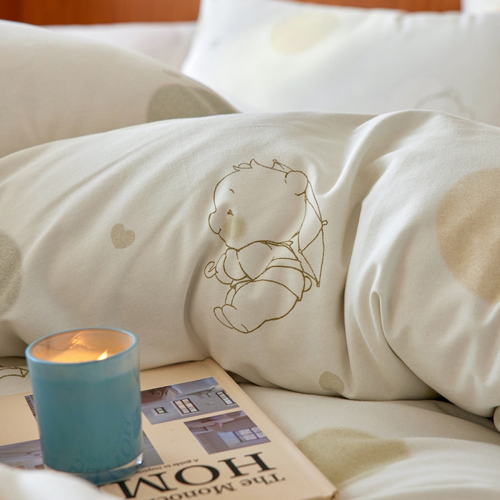 91家纺网 家纺一手货源 找家纺 （总）安莱生活 2025新款A类全棉磨毛卡通四件套-塞伦