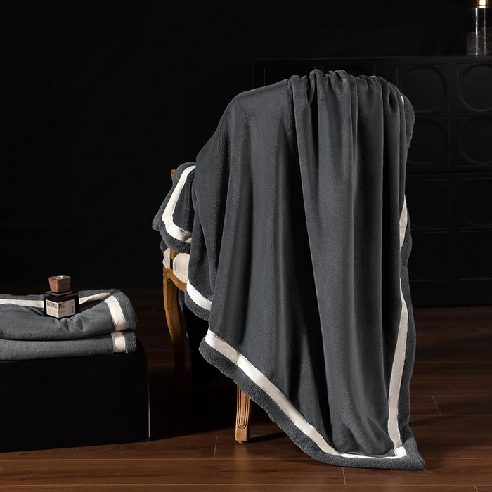 91家纺网 家纺一手货源 找家纺 （总）网客家纺 2025新款7A抗菌抗静电舒适百搭毛绒毯