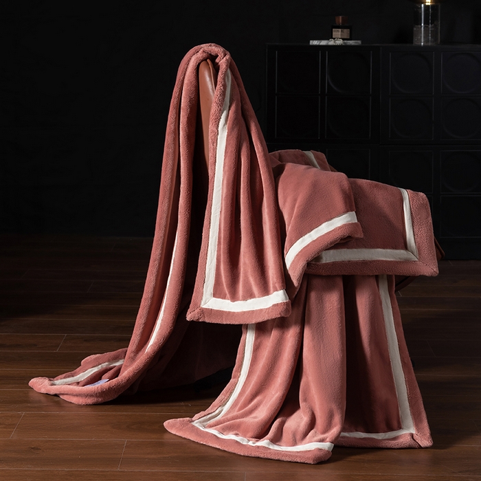 91家纺网 家纺一手货源 找家纺 （总）网客家纺 2025新款7A抗菌抗静电舒适百搭毛绒毯