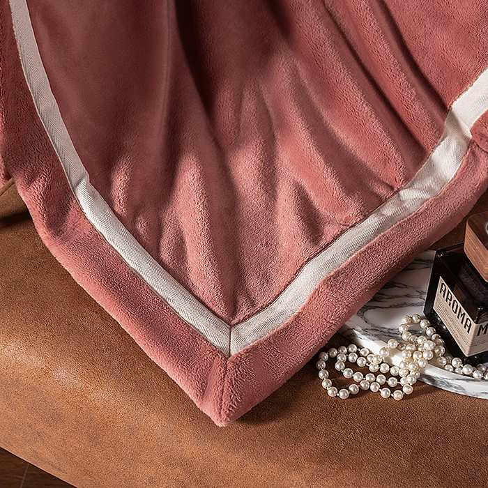 91家纺网 家纺一手货源 找家纺 （总）网客家纺 2025新款7A抗菌抗静电舒适百搭毛绒毯