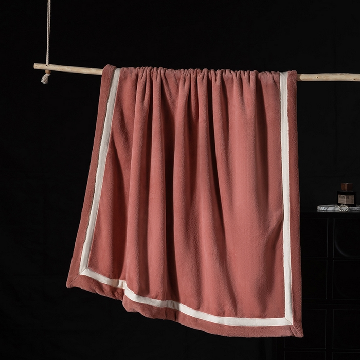 91家纺网 家纺一手货源 找家纺 （总）网客家纺 2025新款7A抗菌抗静电舒适百搭毛绒毯