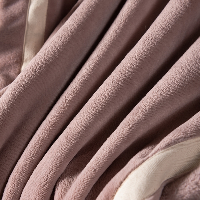 91家纺网 家纺一手货源 找家纺 网客家纺 2025新款7A抗菌抗静电舒适百搭毛绒毯 7A抗菌毯-公主粉