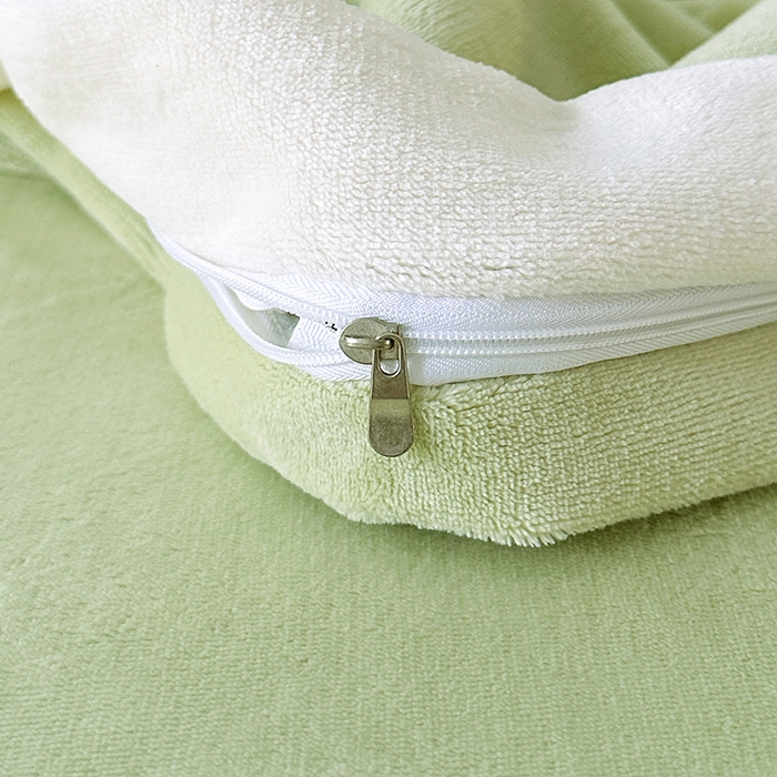 91家纺网 家纺一手货源 找家纺 梓之赫 2025新款全消光雕花绒牛奶绒刺绣四件套-香颂 香颂-豆绿