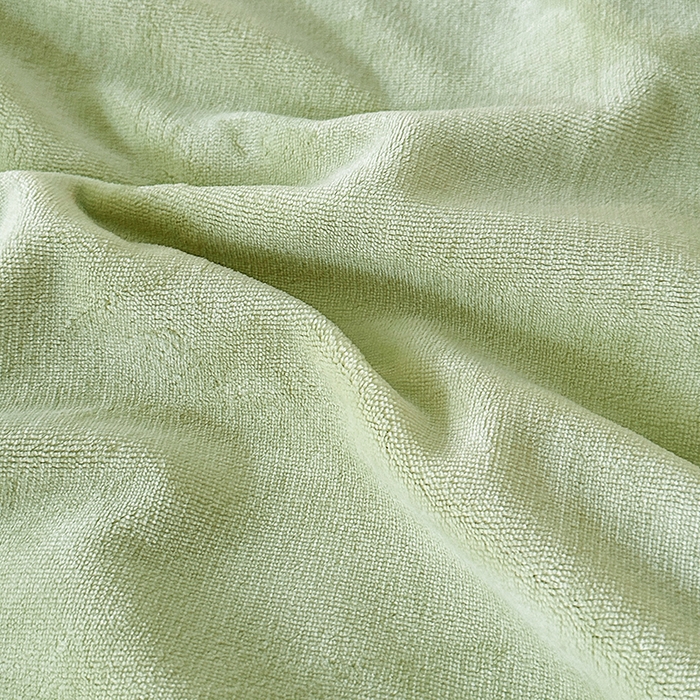 91家纺网 家纺一手货源 找家纺 梓之赫 2025新款全消光雕花绒牛奶绒刺绣四件套-香颂 香颂-豆绿