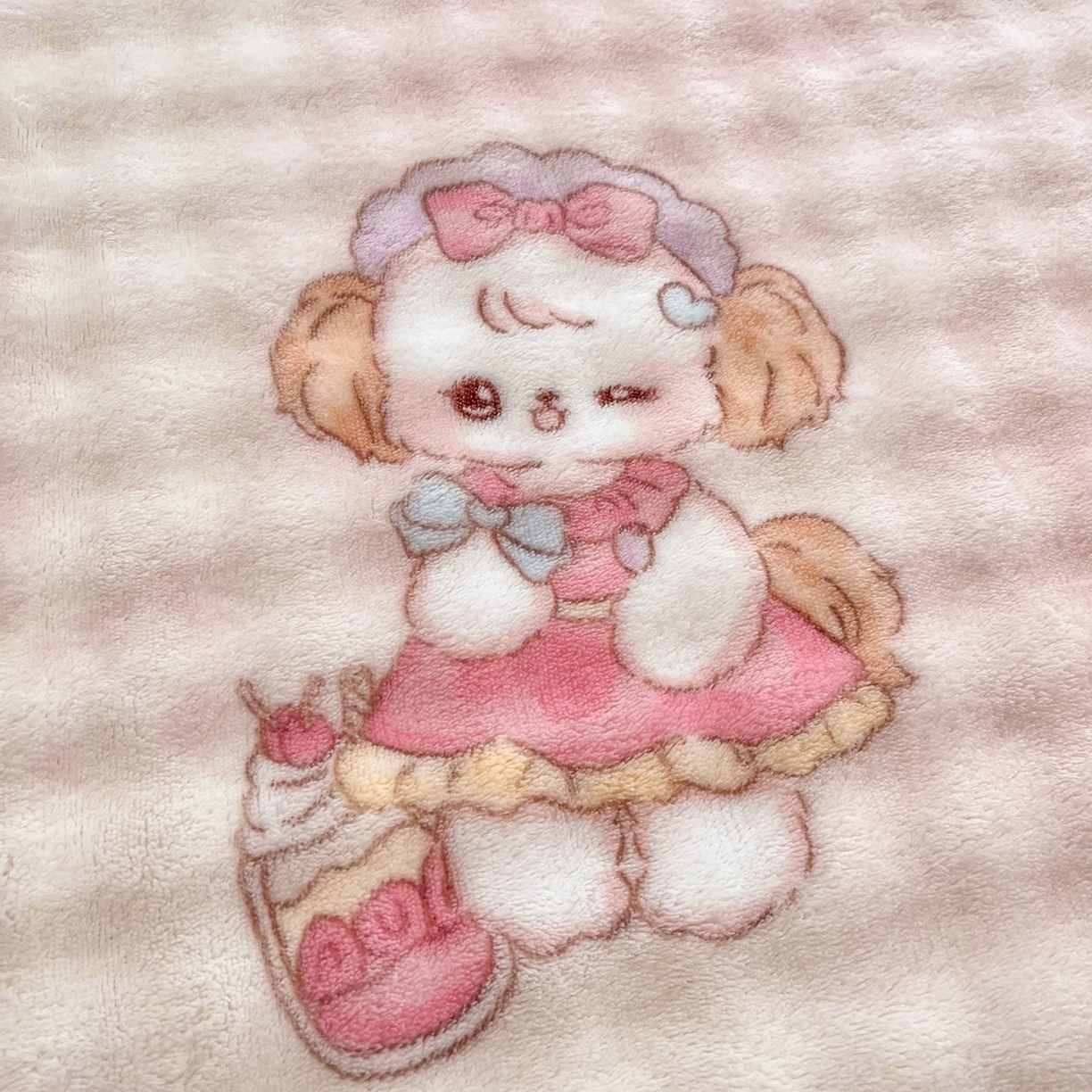 91家纺网 家纺一手货源 找家纺 慕梵家居 2025新款泡泡绒床笠泡泡兔绒床罩外贸可以定做尺寸单品床笠单件床笠 开心喵喵