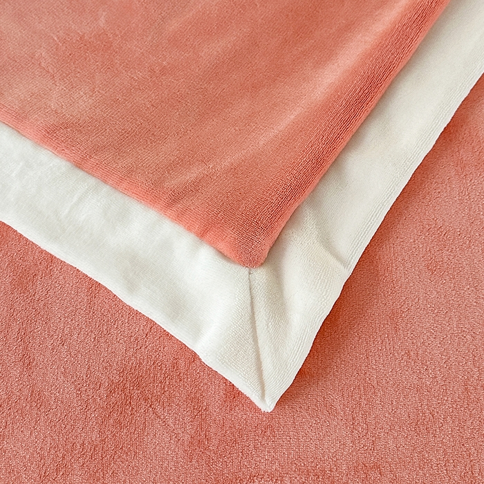 91家纺网 家纺一手货源 找家纺 梓之赫 2025新款全消光雕花绒牛奶绒刺绣四件套-香颂 香颂-橘色