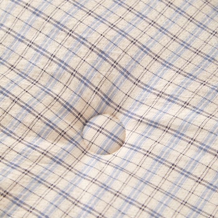 91家纺网 家纺一手货源 找家纺 （总）玛德琳 2025新款美拉德条格抗菌豆豆绒抗菌被被子被芯