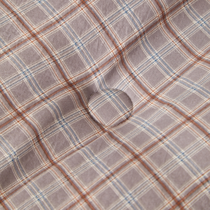 91家纺网 家纺一手货源 找家纺 玛德琳 2025新款美拉德条格抗菌豆豆绒抗菌被被子被芯 美拉德-棕咖