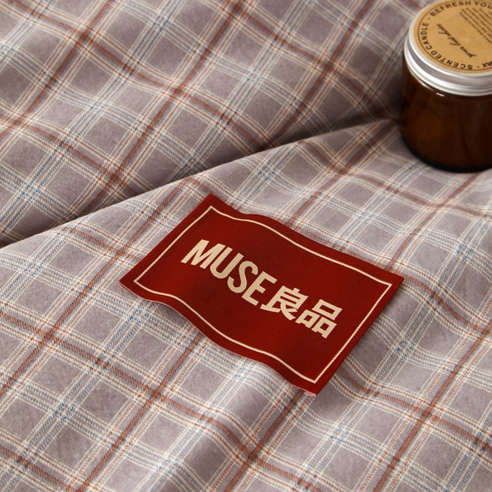 91家纺网 家纺一手货源 找家纺 玛德琳 2025新款美拉德条格抗菌豆豆绒抗菌被被子被芯 美拉德-棕咖