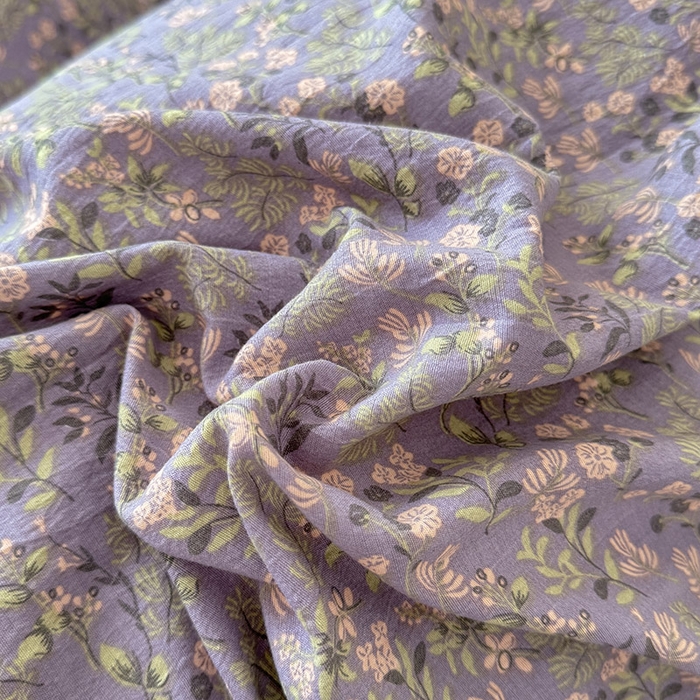 91家纺网 家纺一手货源 找家纺 唐人居 2025新款水洗亚麻四件套 椿野繁花