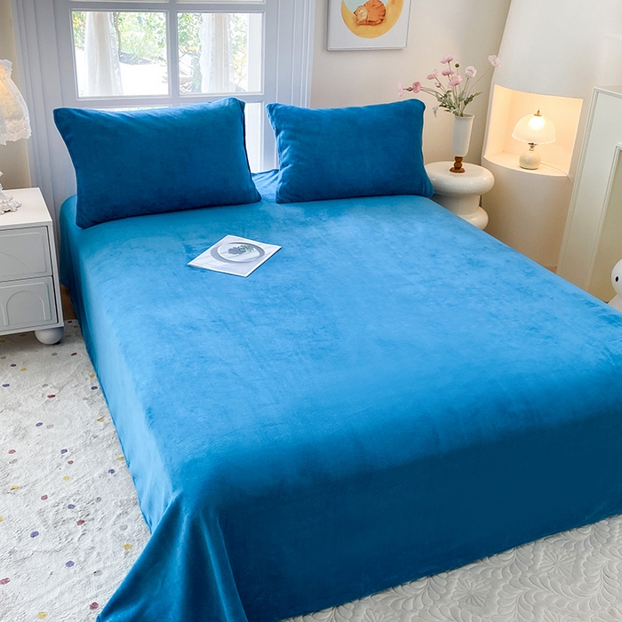 91家纺网 家纺一手货源 找家纺 （总）优米家纺 2025新款加厚舒适牛奶绒床单床单单件