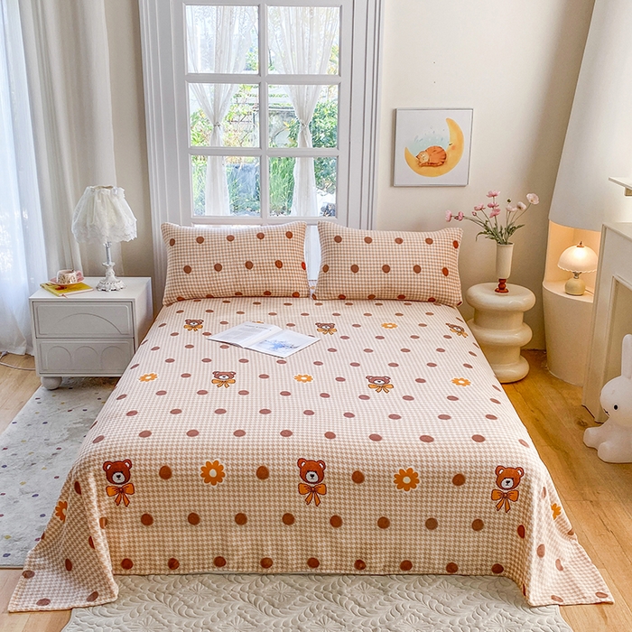 91家纺网 家纺一手货源 找家纺 （总）优米家纺 2025新款加厚舒适牛奶绒床单床单单件