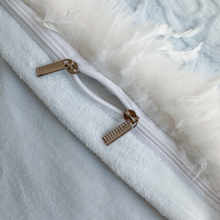 91家纺网 家纺一手货源 找家纺 极简 2025新款立体雕花牛奶绒碎边四件套-米娅 米娅-蓝