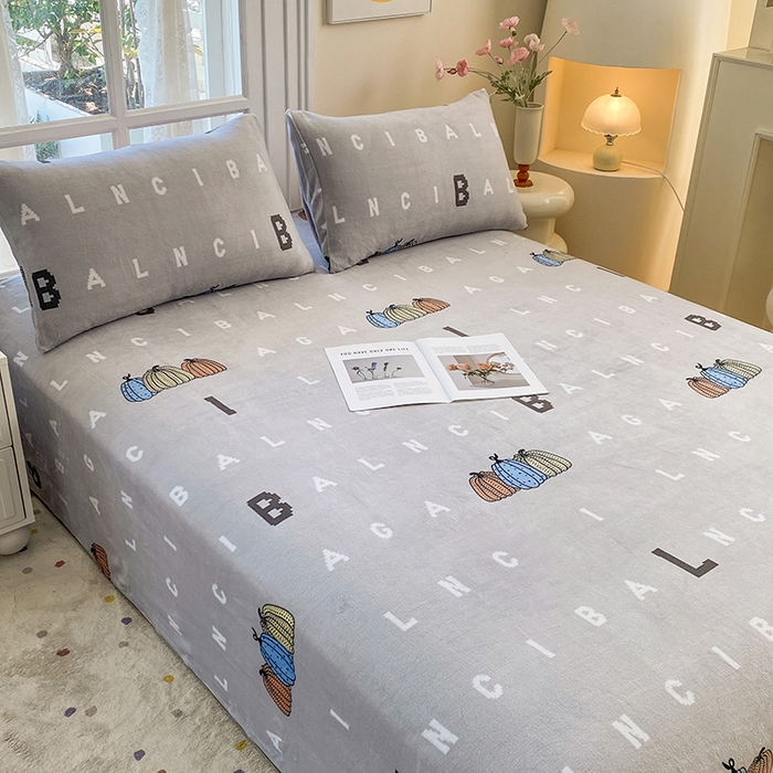 91家纺网 家纺一手货源 找家纺 优米家纺 2025新款加厚舒适牛奶绒床单床单单件 南瓜屋