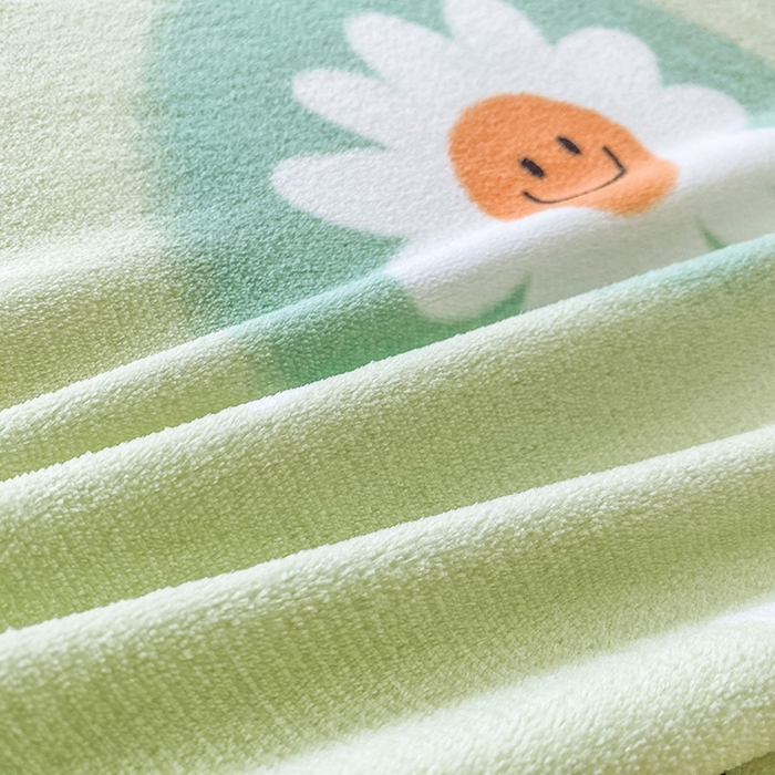 91家纺网 家纺一手货源 找家纺 优米家纺 2025新款加厚舒适牛奶绒床单床单单件 太阳花