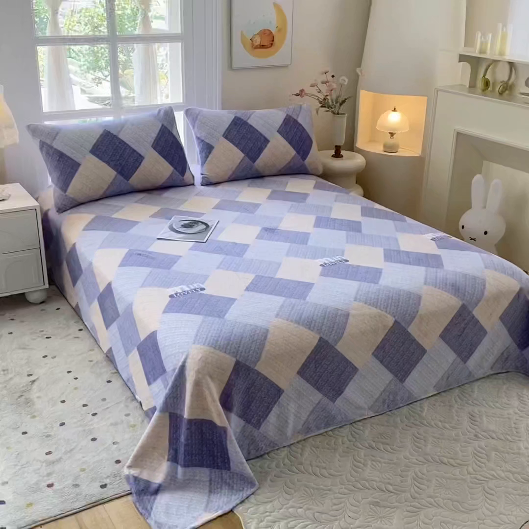 91家纺网 家纺一手货源 找家纺 优米家纺 2025新款加厚舒适牛奶绒床单床单单件 威登