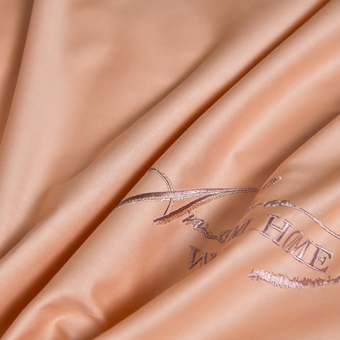 91家纺网 家纺一手货源 找家纺 畅畅家纺 2025新款全棉活性喷气简约轻奢刺绣夹棉床盖款四件套-雅韵 雅韵-香槟