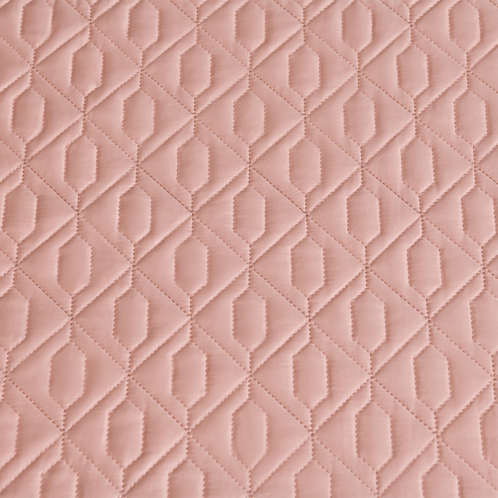 91家纺网 家纺一手货源 找家纺 畅畅家纺 2025新款全棉活性喷气简约轻奢刺绣夹棉床盖款四件套-雅韵 雅韵-胭粉