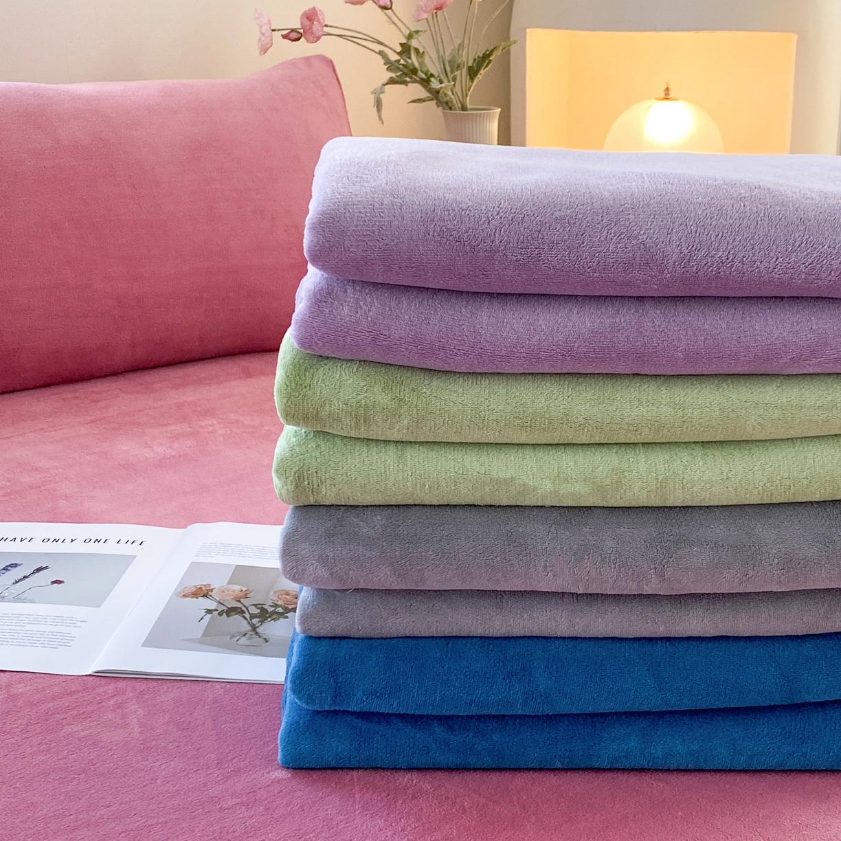 91家纺网 家纺一手货源 找家纺 优米家纺 2025新款加厚舒适牛奶绒床单床单单件 组合图仅供参考不可下单