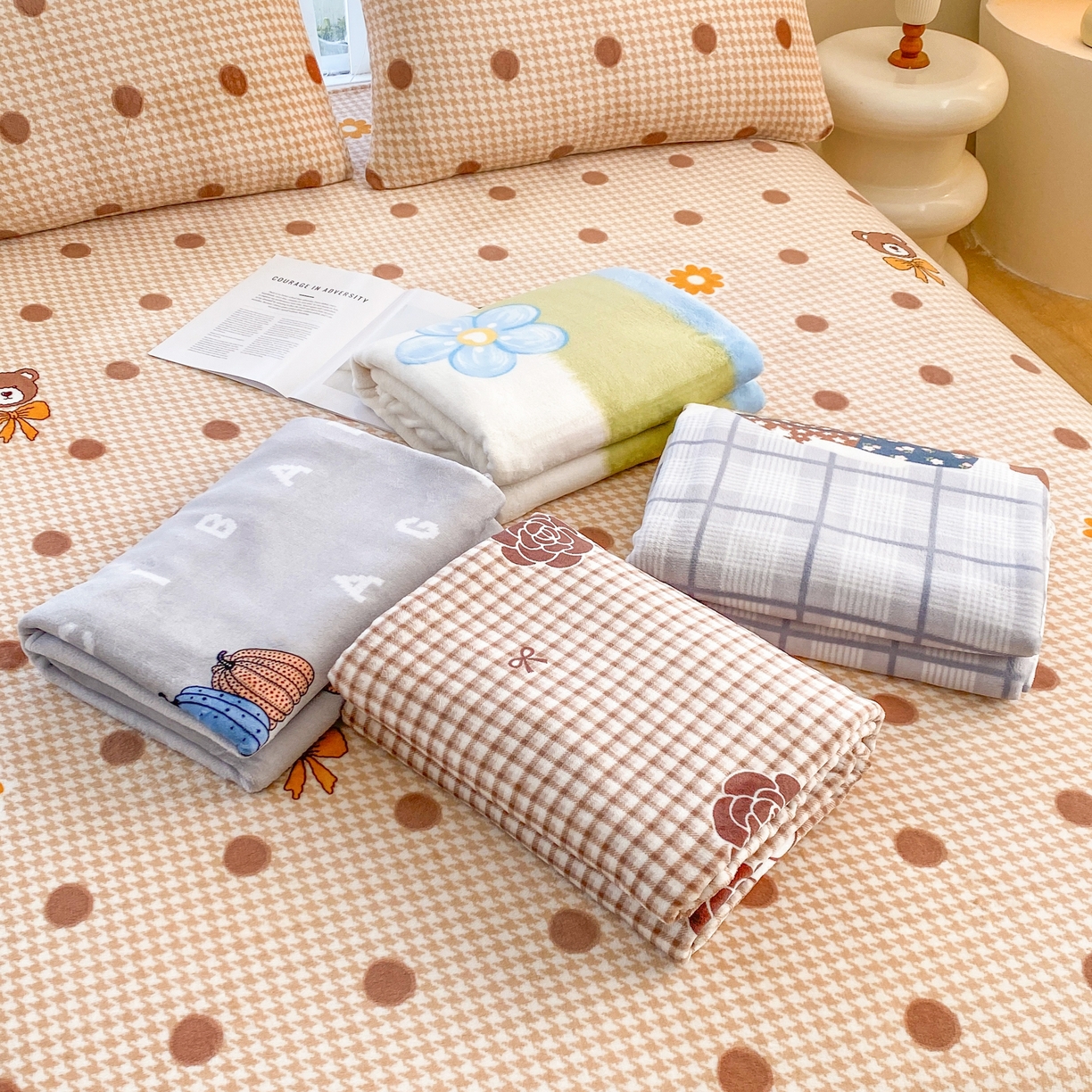 91家纺网 家纺一手货源 找家纺 优米家纺 2025新款加厚舒适牛奶绒床单床单单件 组合图仅供参考不可下单