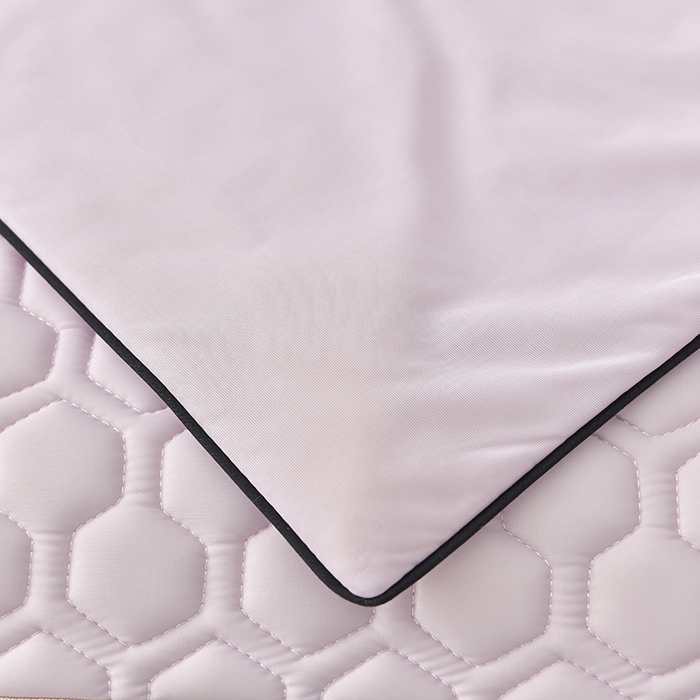 91家纺网 家纺一手货源 找家纺 畅畅家纺 2025新款夏季凉感丝唯美纯色凉席夏被四件套 唯美-云紫