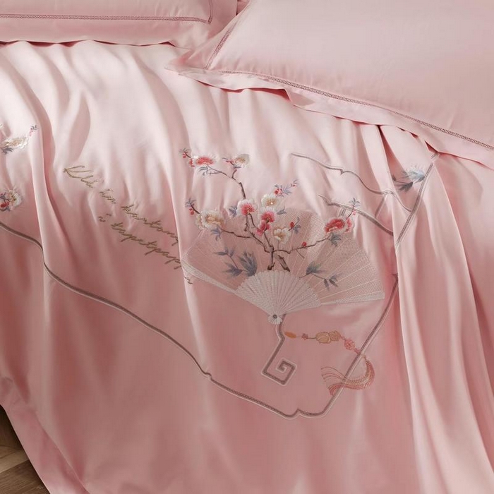 91家纺网 家纺一手货源 找家纺 （总）畅畅家纺 2025新款60长绒棉刺绣羽丝棉被被子被芯