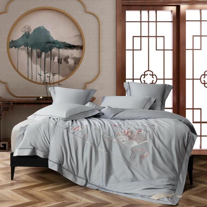 91家纺网 家纺一手货源 找家纺 （总）畅畅家纺 2025新款60长绒棉刺绣羽丝棉被被子被芯